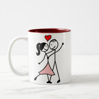 Caneca De Café Em Dois Tons Quem ama o ya, bebê?