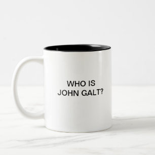 Caneca De Café Em Dois Tons Quem é John Galt?