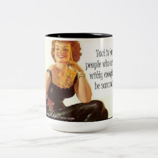 Caneca De Café Em Dois Tons Quem precisa o tacto?