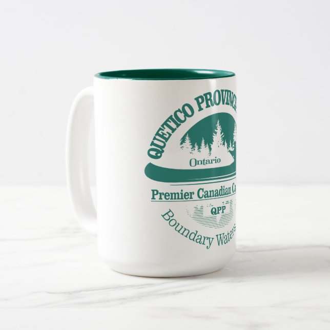 Caneca De Café Em Dois Tons Quetico PP (CT) (Frente Esquerda)