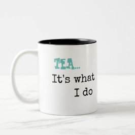 Caneca De Café Em Dois Tons Quilômetro do chá de Golland é o que eu agrido