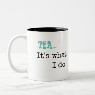 Caneca De Café Em Dois Tons Quilômetro do chá de Golland é o que eu agrido