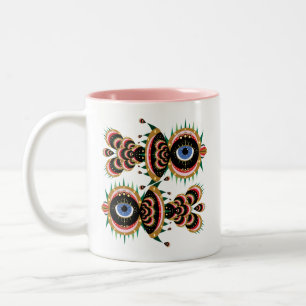 Caneca De Café Em Dois Tons Quimera - Peixe-Pássaro Mug