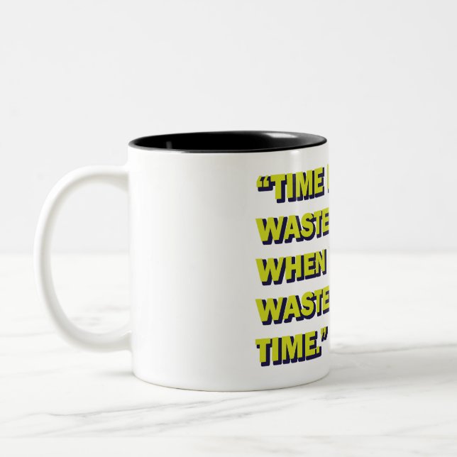Caneca De Café Em Dois Tons Quitação Quirky (Esquerda)