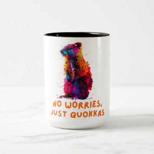 Caneca De Café Em Dois Tons Quokka