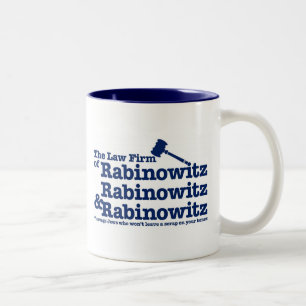 Caneca De Café Em Dois Tons Rabinowitz Rabinowitz & Rabinowitz