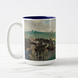 Caneca De Café Em Dois Tons Raças em Longchamp - Édouard Manet