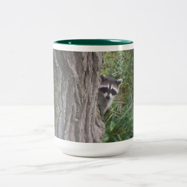 Caneca De Café Em Dois Tons Raccoon (Centro)