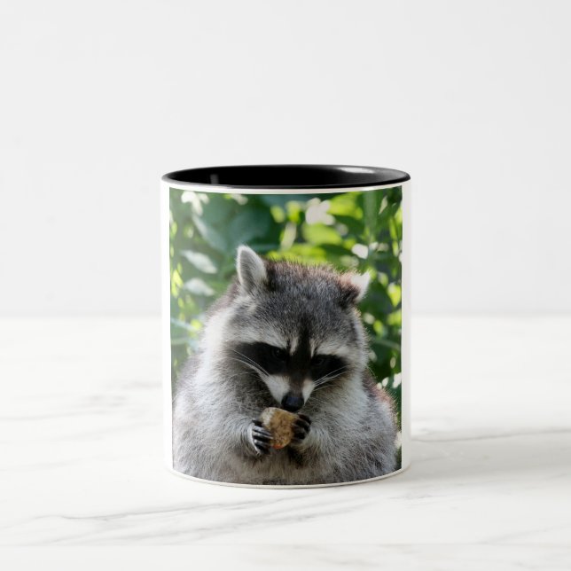 Caneca De Café Em Dois Tons Raccoon 004 (Centro)