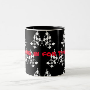 Caneca De Café Em Dois Tons Race Coffee Mug