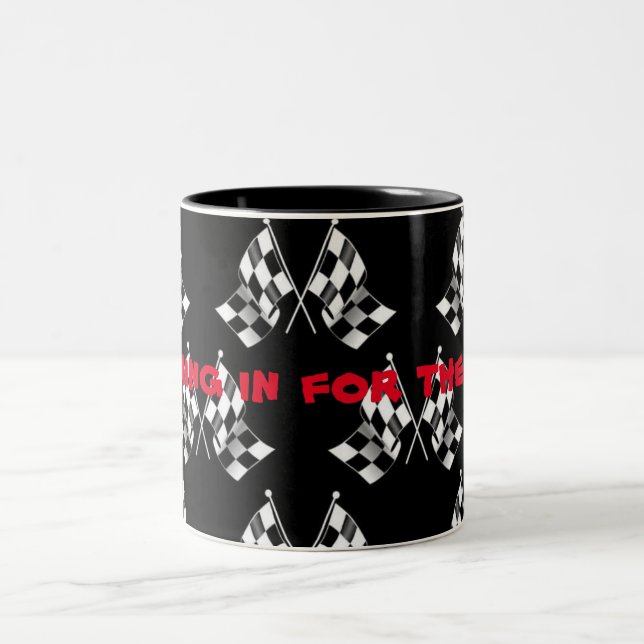 Caneca De Café Em Dois Tons Race Coffee Mug (Centro)