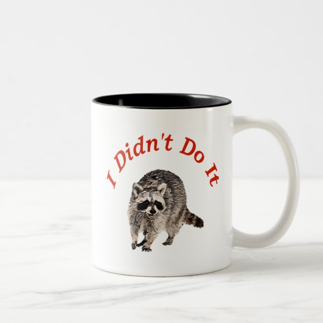 Caneca De Café Em Dois Tons Racoon (Direita)