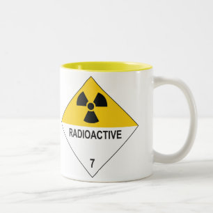 Caneca De Café Em Dois Tons radioativo