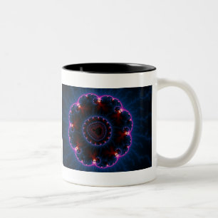Caneca De Café Em Dois Tons Rai - Arte Fractal