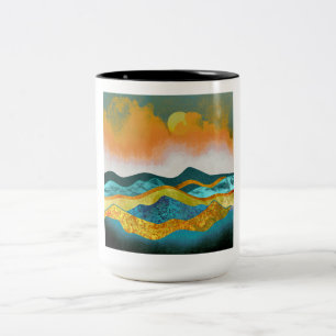 Caneca De Café Em Dois Tons Rain Storm