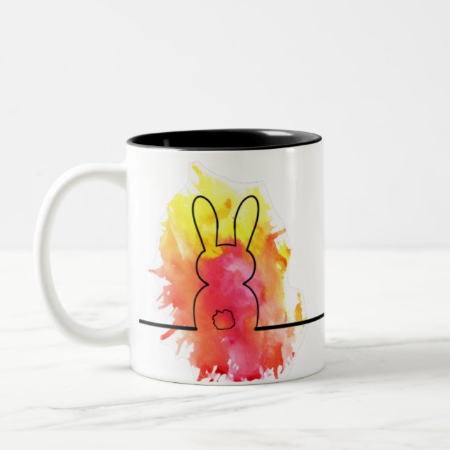 CANECA DE CAFÉ EM DOIS TONS RAINBOW MUGS BUNNY (Esquerda)
