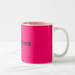 Caneca De Café Em Dois Tons Rainha do drama<br><div class="desc">Esta caneca elegante da porcelana tem o estilo perfeito para você…</div>