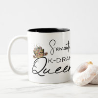 Rainha do K-Drama com Coroa Coreana Personalizada