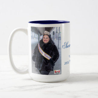 Caneca De Café Em Dois Tons rainha suamili rondy 2024 15oz mug