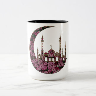 Caneca De Café Em Dois Tons ramadan em modo de jejum ligado