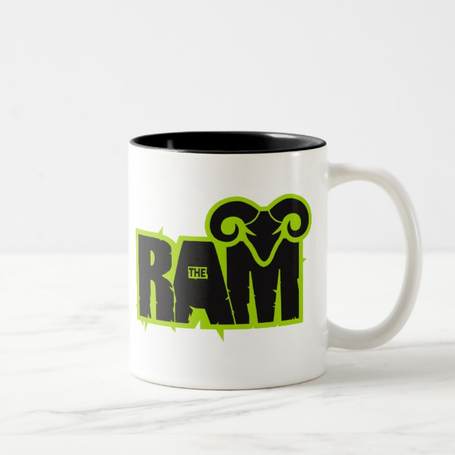 Caneca De Café Em Dois Tons Randy "a ram " (Direita)
