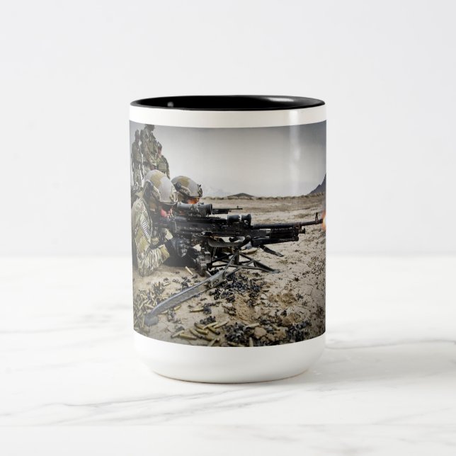 Caneca De Café Em Dois Tons Rangers do Exército lideram o caminho - Mug de doi (Centro)