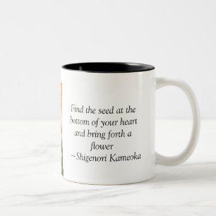Caneca De Café Em Dois Tons Ranúnculo Ruffled