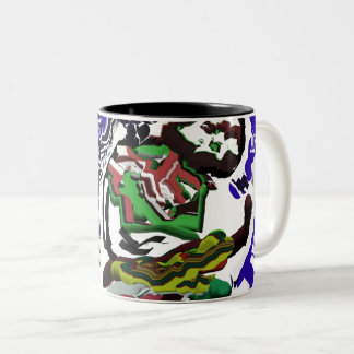 Caneca De Café Em Dois Tons rapaz no inverno