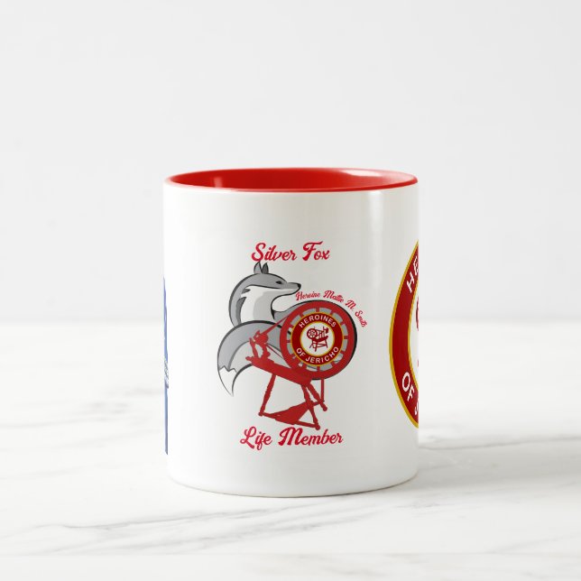 Caneca De Café Em Dois Tons Raposa de Prata HJO (Centro)