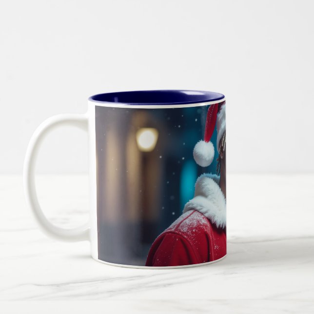 CANECA DE CAFÉ EM DOIS TONS RAPPY X-MAS (Esquerda)