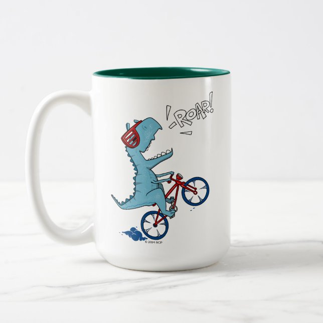 Caneca De Café Em Dois Tons Rar T-Rex (Esquerda)