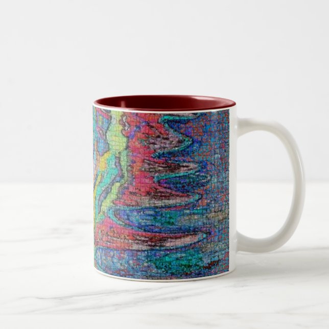 Caneca De Café Em Dois Tons Rasgo do tempo de Digitas (Direita)