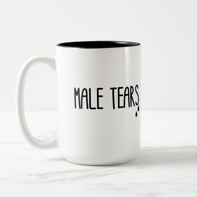 Caneca De Café Em Dois Tons Rasgos masculinos (Esquerda)