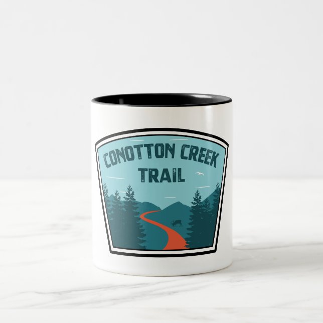 Caneca De Café Em Dois Tons Rastreamento de Conotton Creek (Centro)