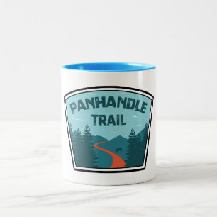 Caneca De Café Em Dois Tons Rastreamento do Panhandle