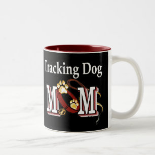 Caneca De Café Em Dois Tons Rastreando presentes da mãe