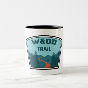 Caneca De Café Em Dois Tons &Rastreio de OD