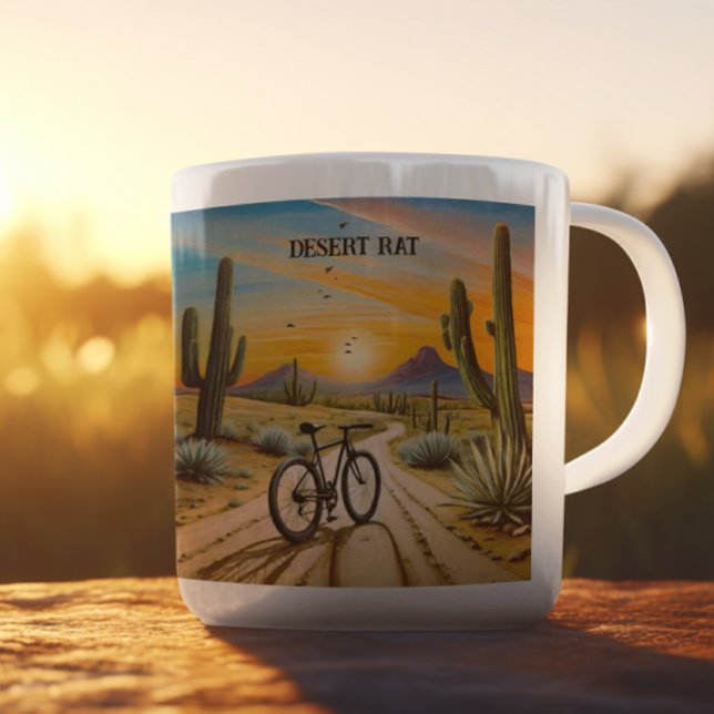 Caneca De Café Em Dois Tons Rato do Deserto, personalizável (Criador carregado)