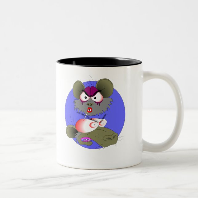 Caneca De Café Em Dois Tons Ratos Mug (Direita)