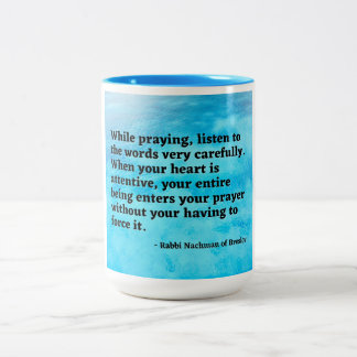 Caneca De Café Em Dois Tons Rav Nachman of Breslov mug