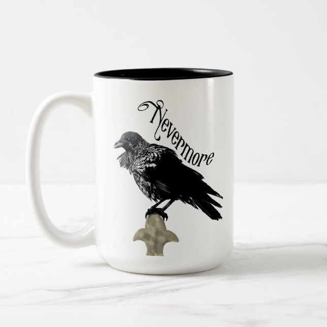 Caneca De Café Em Dois Tons Raven (Esquerda)