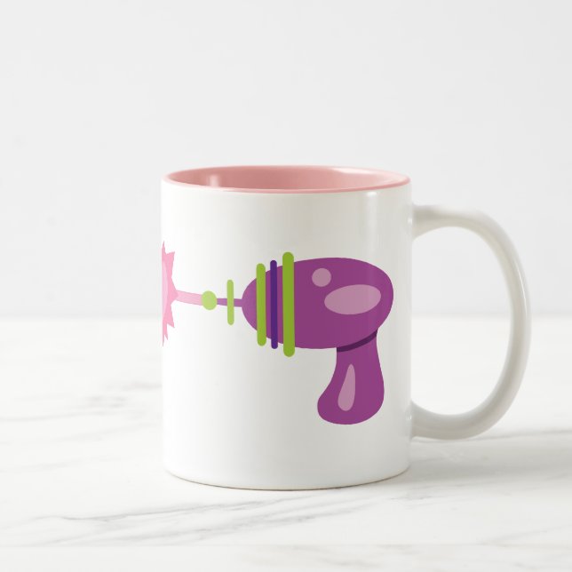 Caneca De Café Em Dois Tons Raygun Love (Direita)
