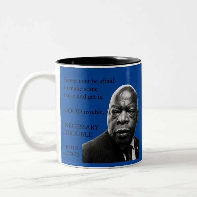 Caneca De Café Em Dois Tons RBG e John Lewis Cote Mug (Esquerda)