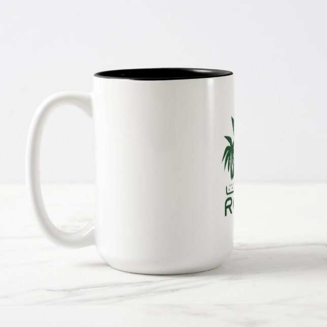 Caneca De Café Em Dois Tons RE:GEN - Reparando o Futuro da nossa Terra (Esquerda)