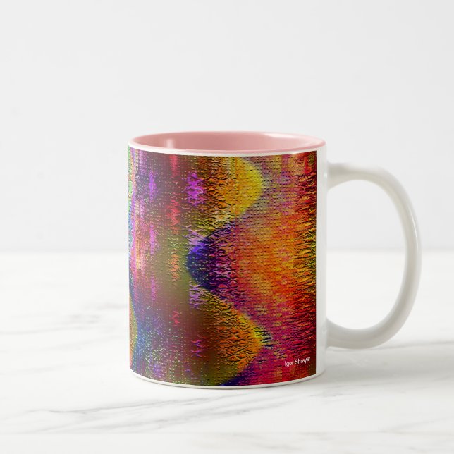 Caneca De Café Em Dois Tons Reacção química II (Direita)