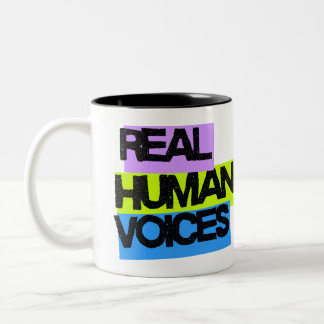 Caneca De Café Em Dois Tons Real Human Voices - Mug - Sem AI Permitido