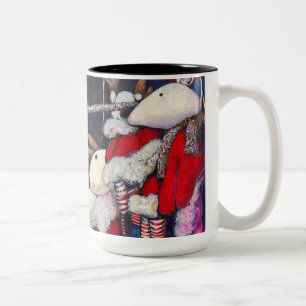Caneca De Café Em Dois Tons Realidade das Férias