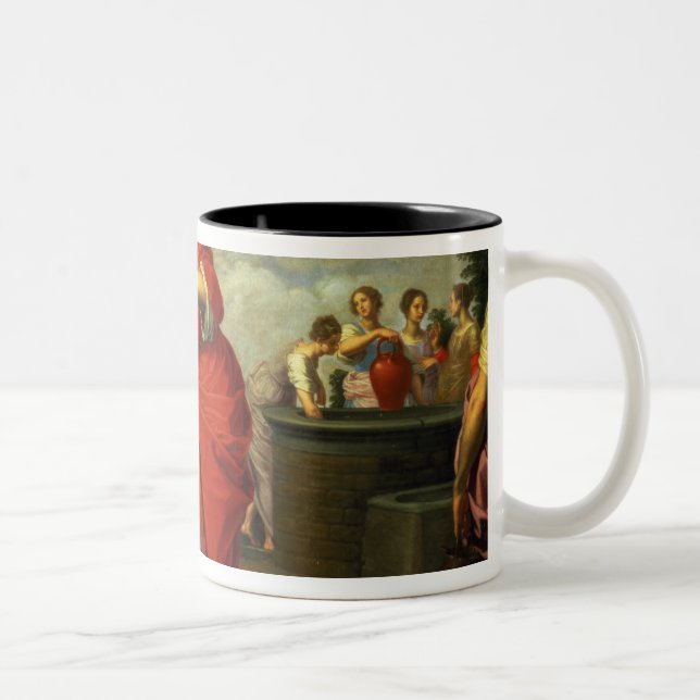 Caneca De Café Em Dois Tons Rebecca e Eliezer no bem, c.1626-27 (Direita)