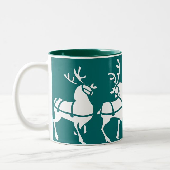 Caneca De Café Em Dois Tons Rebelde Mug Café Taça Festiva Copas de Natal Dez (Esquerda)