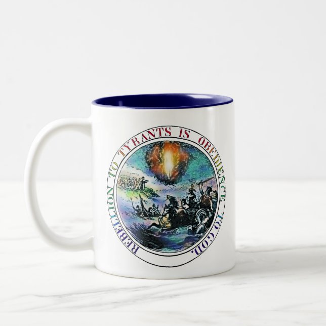 Caneca De Café Em Dois Tons Rebeldia (Esquerda)
